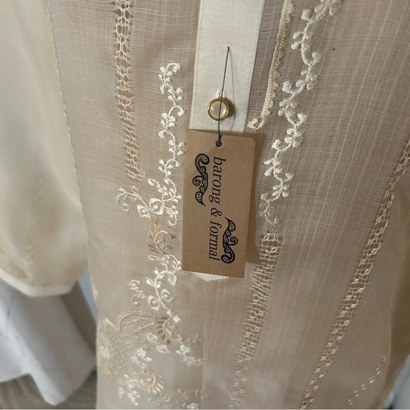 Barong Tagalog NWT Pina Cocoon - Picture 2 of 9